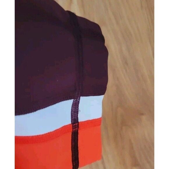 Lululemon Kick Serve Sweat Leggings Athleisure Workout Size 4 Burgundy - Picture 7 of 9